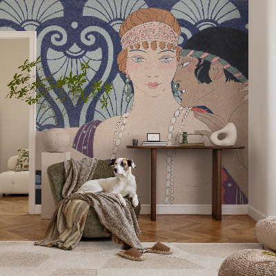 Fotomurale 3D coppia di artisti