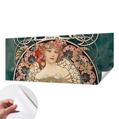 Fotomurale effetto 3D Simmetria floreale