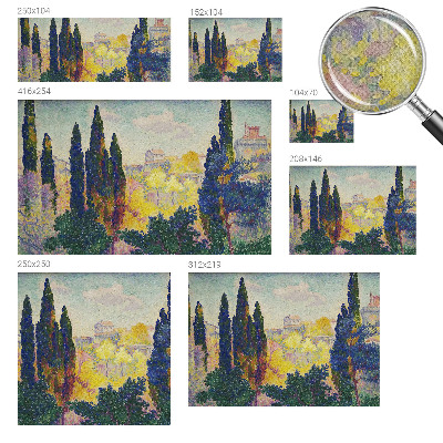 Carta da parati panoramica effetto 3D Paesaggi impressionisti