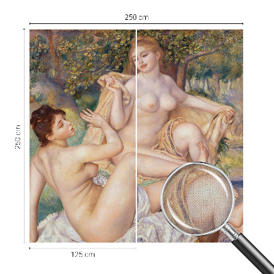 Carta da parati effetto profondità Donne a riposo