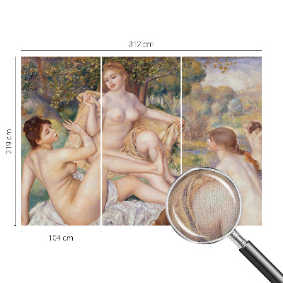 Carta da parati effetto profondità Donne a riposo