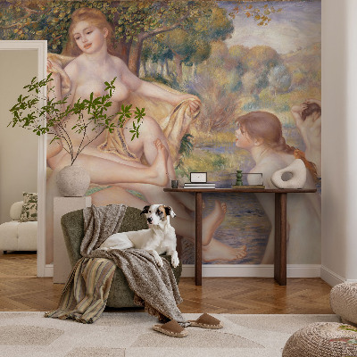 Carta da parati effetto profondità Donne a riposo