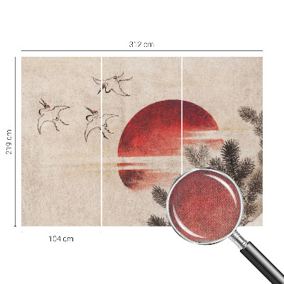 Carta da parati per cameretta Foresta Est