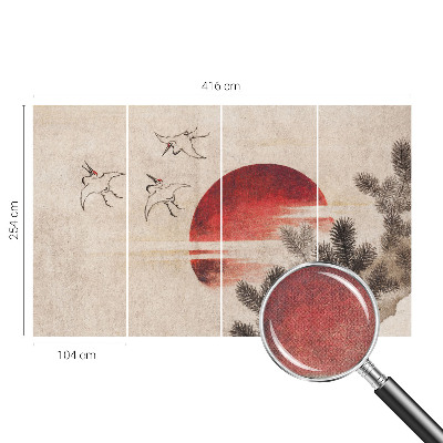 Carta da parati per cameretta Foresta Est