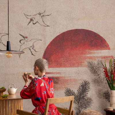 Carta da parati per cameretta Foresta Est