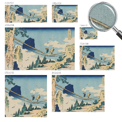 Carta da parati cameretta Ponte di montagna