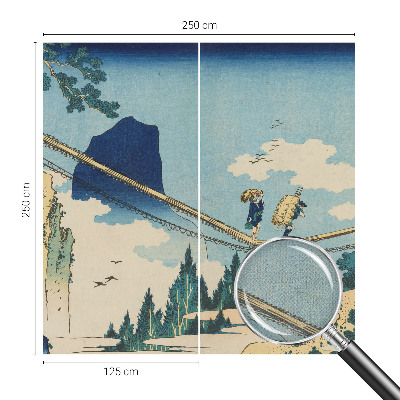 Carta da parati cameretta Ponte di montagna