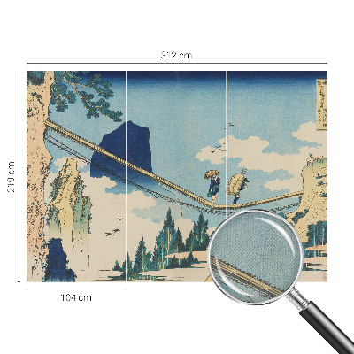 Carta da parati cameretta Ponte di montagna