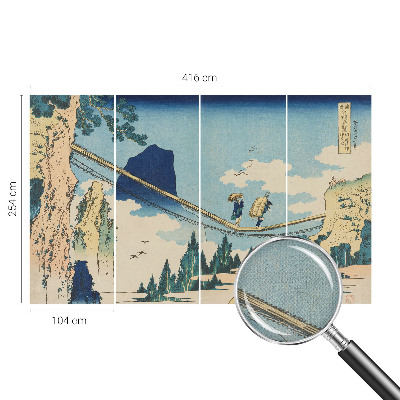 Carta da parati cameretta Ponte di montagna