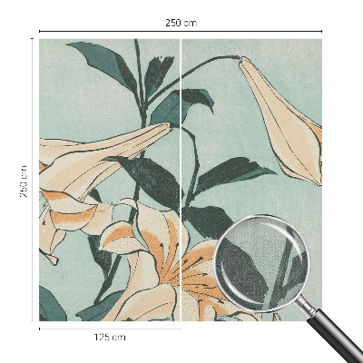 Fotomurale per cameretta Gigli delicati