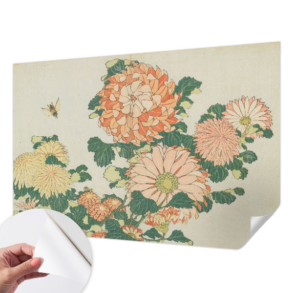 Fotomurale per bambini fiori di crisantemo