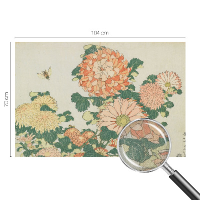 Fotomurale per bambini fiori di crisantemo