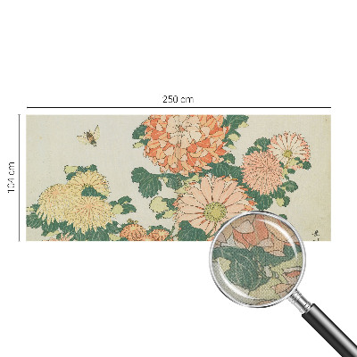 Fotomurale per bambini fiori di crisantemo