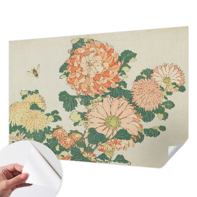 Fotomurale per bambini fiori di crisantemo