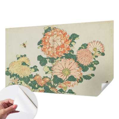 Fotomurale per bambini fiori di crisantemo