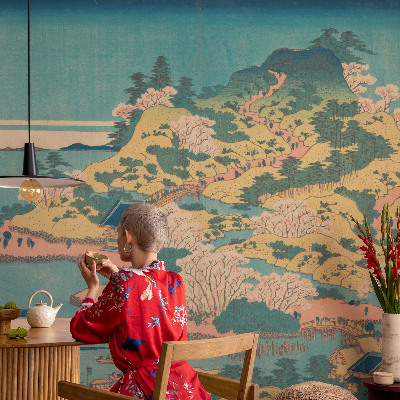 Fotomurale adesivo paesaggio giapponese