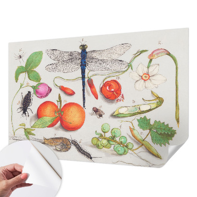 Fotomurale 3D Illustrazione naturalistica