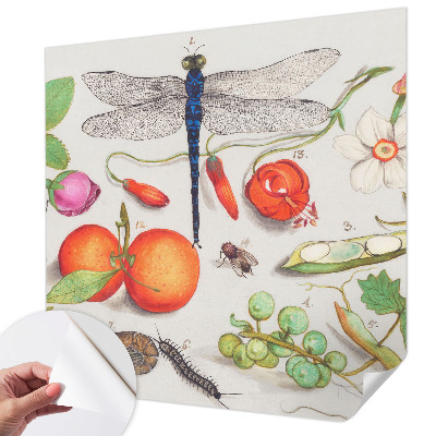 Fotomurale 3D Illustrazione naturalistica