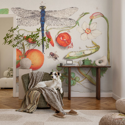 Fotomurale 3D Illustrazione naturalistica