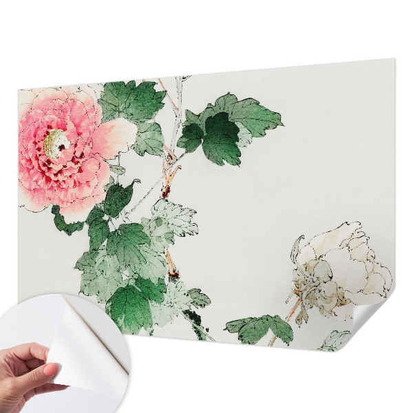 Fotomurale effetto 3D Sottigliezza floreale