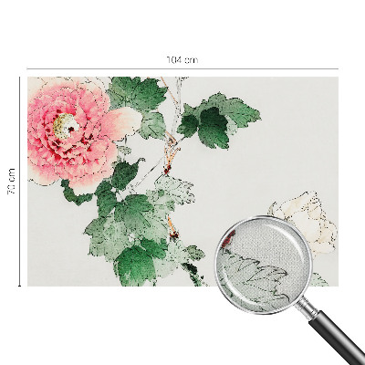 Fotomurale effetto 3D Sottigliezza floreale