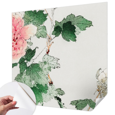 Fotomurale effetto 3D Sottigliezza floreale