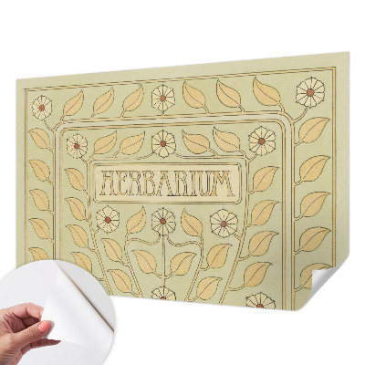 Carta da parati panoramica effetto 3D Ornamento per piante