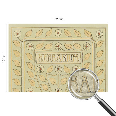 Carta da parati panoramica effetto 3D Ornamento per piante