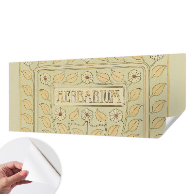 Carta da parati panoramica effetto 3D Ornamento per piante