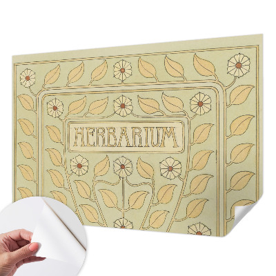 Carta da parati panoramica effetto 3D Ornamento per piante