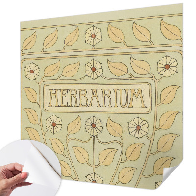 Carta da parati panoramica effetto 3D Ornamento per piante