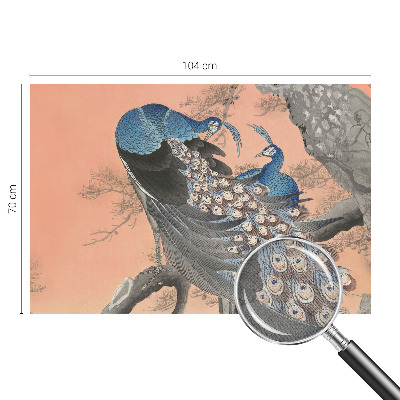 Fotomurale per cameretta Eleganza da pavone