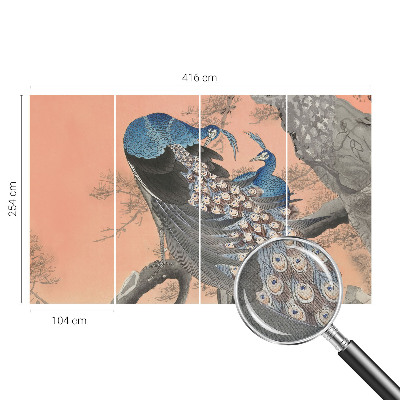 Fotomurale per cameretta Eleganza da pavone