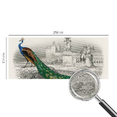 Fotomurale per bambini Piume colorate