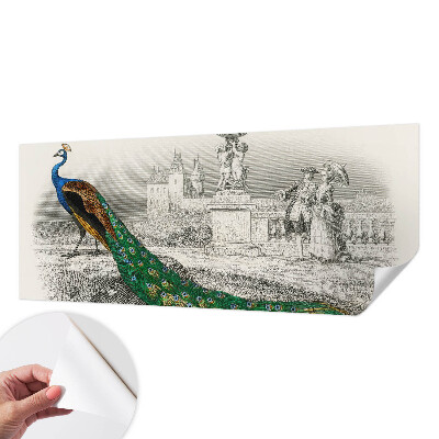 Fotomurale per bambini Piume colorate