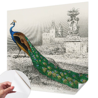 Fotomurale per bambini Piume colorate