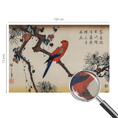 Carta da parati adesiva Un uccello su un ramo