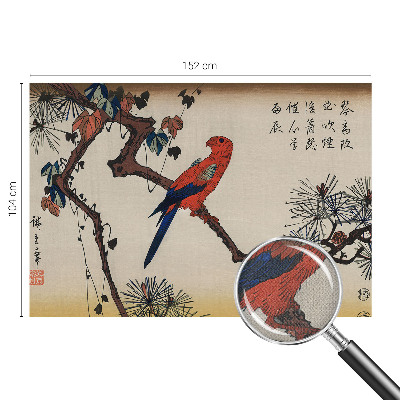 Carta da parati adesiva Un uccello su un ramo