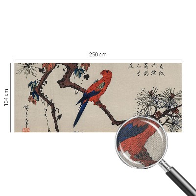 Carta da parati adesiva Un uccello su un ramo