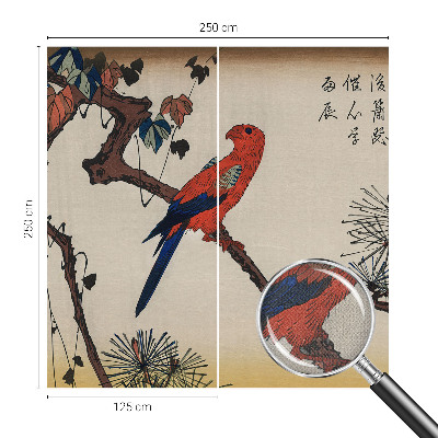 Carta da parati adesiva Un uccello su un ramo