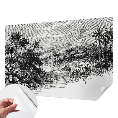 Fotomurale adesivo panorama esotico