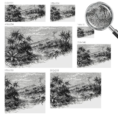 Fotomurale adesivo panorama esotico