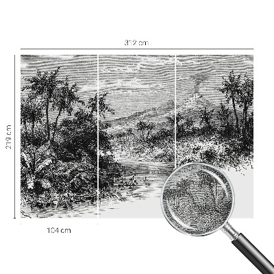 Fotomurale adesivo panorama esotico