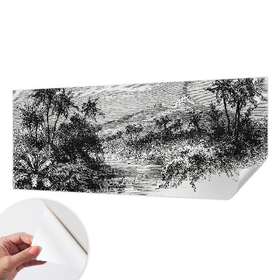 Fotomurale adesivo panorama esotico