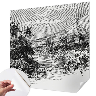 Fotomurale adesivo panorama esotico