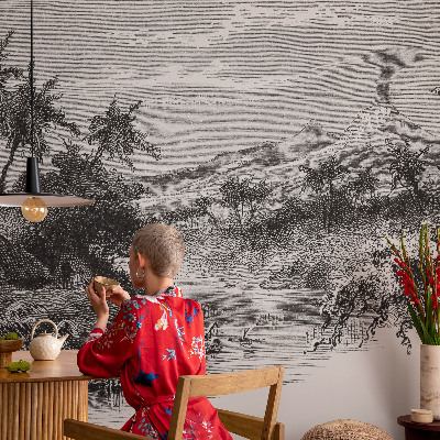 Fotomurale adesivo panorama esotico