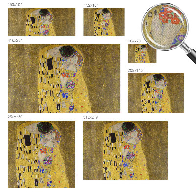 Fotomurale per cameretta coppia in stile Art Nouveau