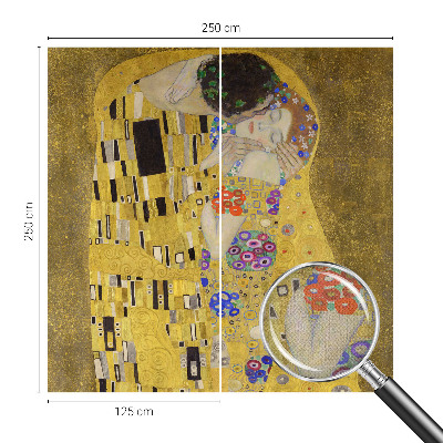 Fotomurale per cameretta coppia in stile Art Nouveau