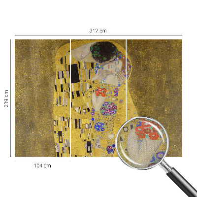 Fotomurale per cameretta coppia in stile Art Nouveau