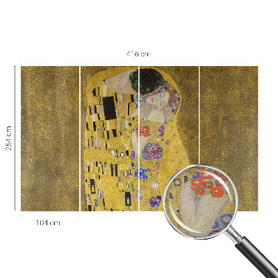 Fotomurale per cameretta coppia in stile Art Nouveau